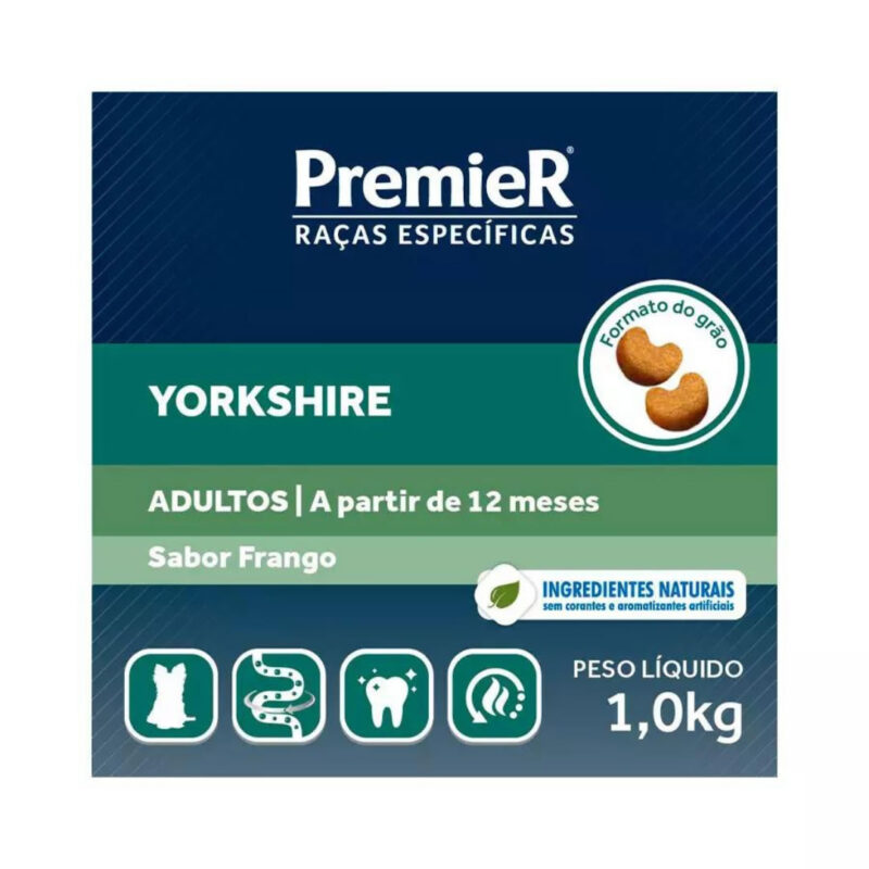 Ração Premier Pet Raças Específicas Yorkshire Adulto