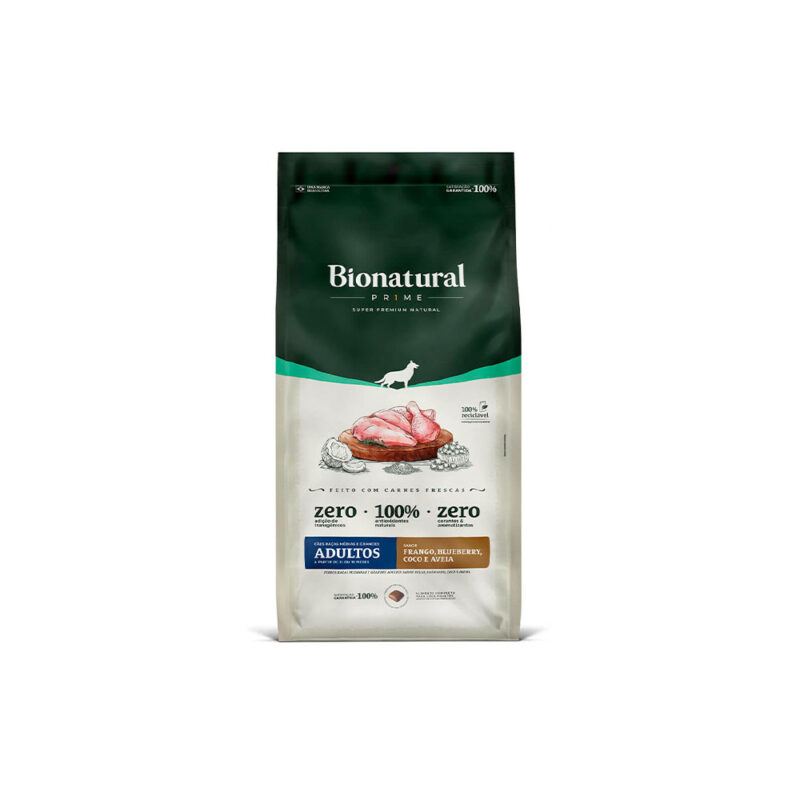 BIONATURAL MÉDIO GRANDE FRANGO ADULTO 15 KILOS