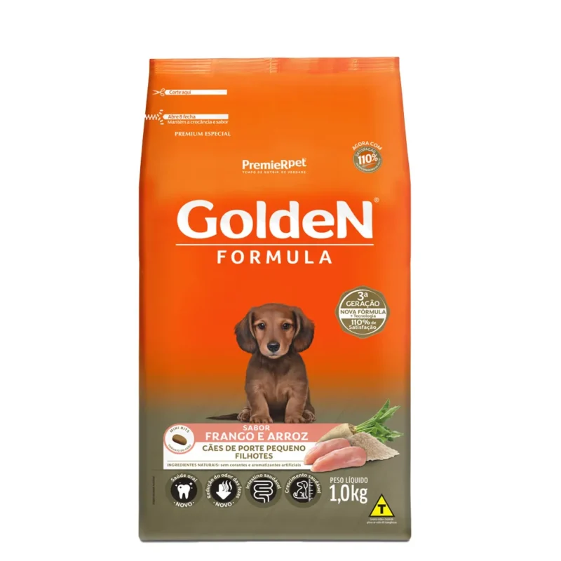 GOLDEN FILHOTE PORTE PEQUENO 1 KILO FRANGO