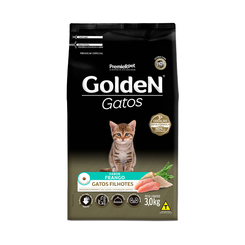 GOLDEN GATO FILHOTE 3 KILOS