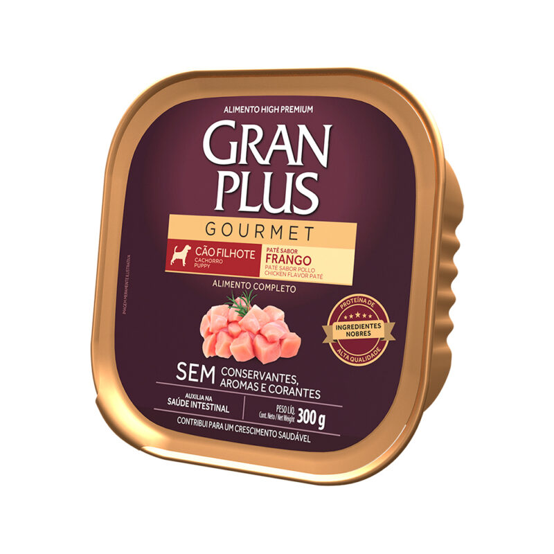 GRANPLUS PATE CAO FILHOTE FRANGO 300GR