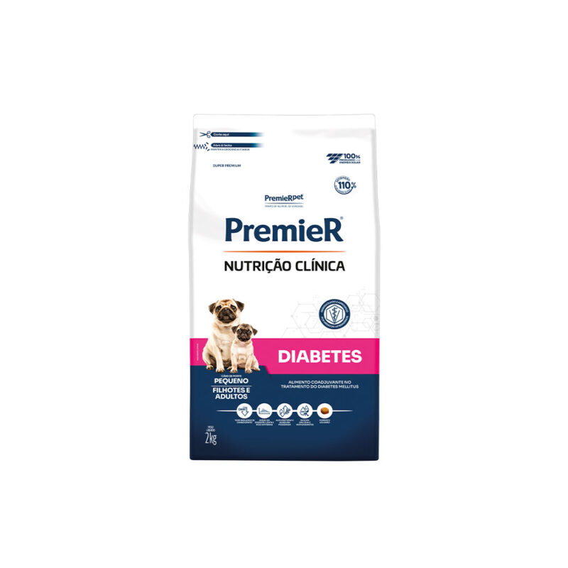 PREMIER DIABETES CÃO 2 KILOS