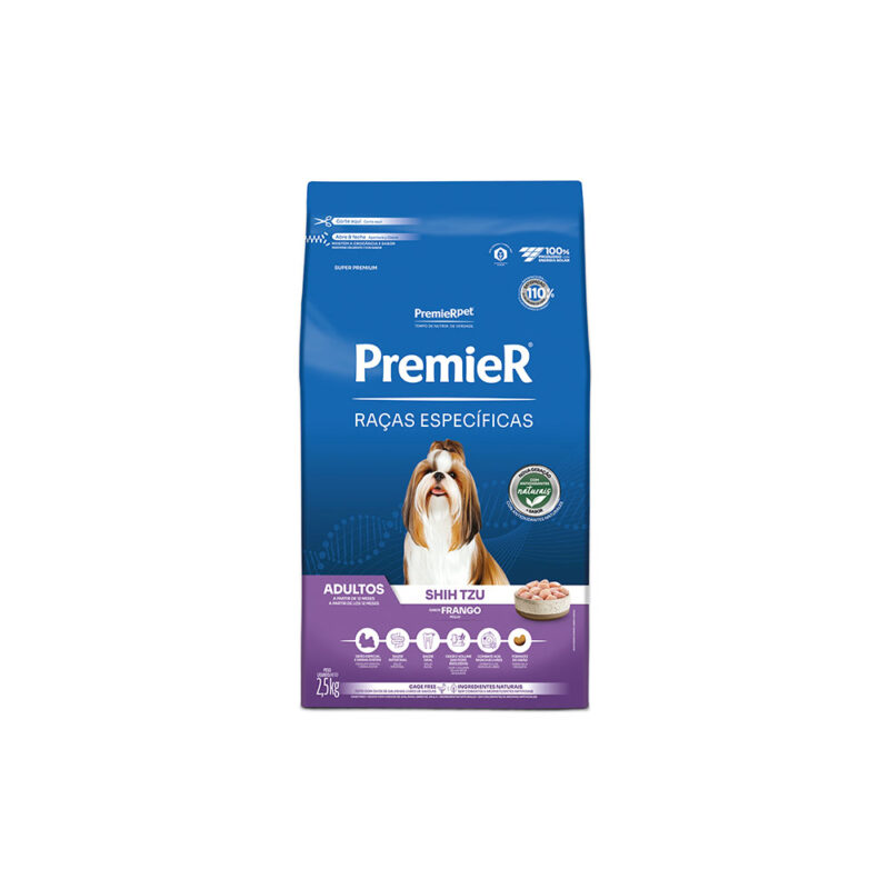 PREMIER CÃES ADULTO SHIHTZU 2,5 KILOS