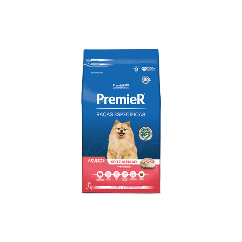 PREMIER CÃES ADULTO SPITZ ALEMÃO 2,5 KILOS