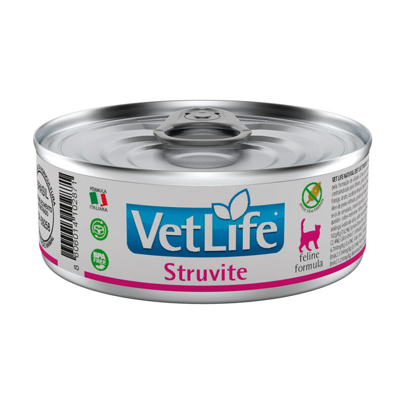 RAÇÃO ÚMIDA VETLIFE GATOS - STRUVITE 85GR