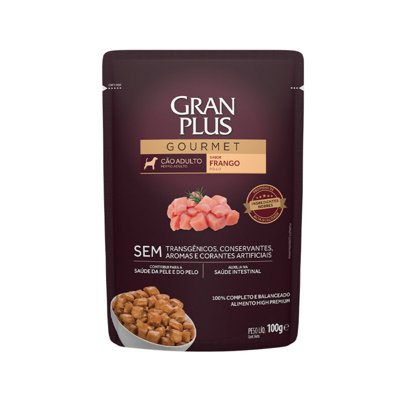 SACHE GRAN PLUS CÃO ADULTO FRANGO