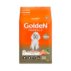 GOLDEN ADULTO PORTE PEQUENO SALMÃO MINI BITS 3 KILOS