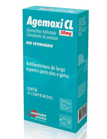 Antibiótico Agener União Agemoxi CL 10 comprimidos